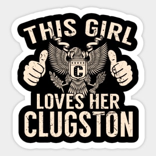 CLUGSTON Sticker